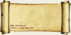 Danijela Bjelogrlić vizit kartica